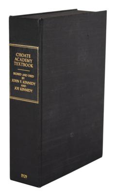 Lot #38 John F. Kennedy's 1931 French Textbook Used as a 14-Year-Old at Choate, with 77 Partial and Full Signatures by JFK, also Signed by Brother Joe - Image 14