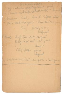 Lot #38 John F. Kennedy's 1931 French Textbook Used as a 14-Year-Old at Choate, with 77 Partial and Full Signatures by JFK, also Signed by Brother Joe - Image 2