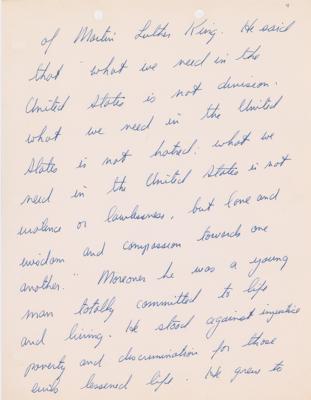 Lot #174 Ted Kennedy: 