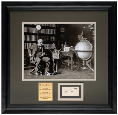 Lot #188 Thomas Edison Signature - Image 1