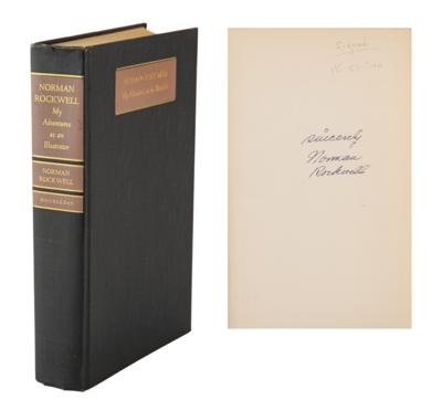 Lot #454 Norman Rockwell Signed Book - Image 1