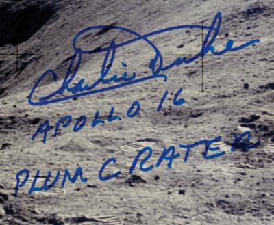 Lot #392 Charlie Duke Signed Oversized Photograph - Image 2