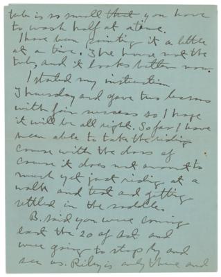 Lot #308 George S. Patton Autograph Letter Signed - Image 2
