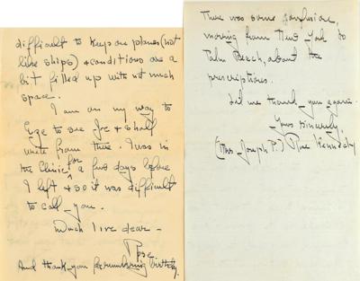 Lot #253 Rose Kennedy (2) Autograph Letters Signed - Image 2