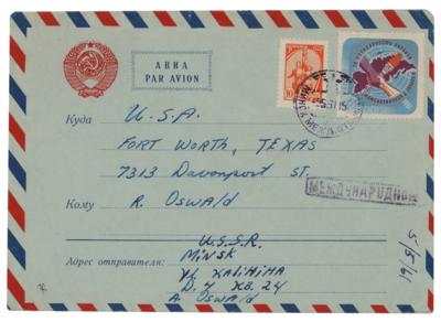Lot #210 Lee Harvey Oswald Hand-Addressed and
