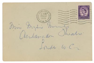 Lot #481 Agatha Christie Autograph Letter Signed - Image 2