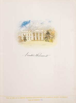 Lot #28 Franklin D. Roosevelt Signed Book - Image 2