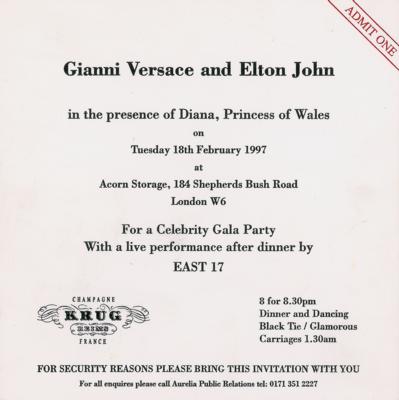 Lot #275 Princess Diana Hand-Addressed Envelope - Image 2