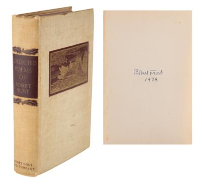 Lot #552 Robert Frost Signed Book - Image 1