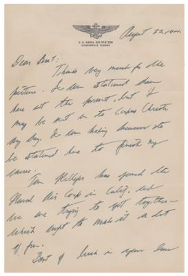 Lot #177 Joseph P. Kennedy, Jr Autograph Letter Signed - Image 1