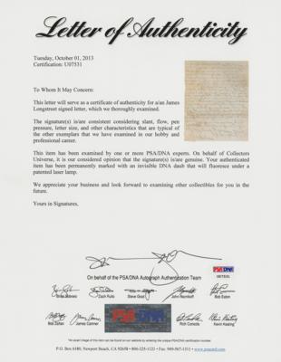 Lot #332 James Longstreet Handwritten Letter Signed - Image 3