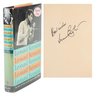 Lot #638 Leonard Bernstein Signed Book - Image 1