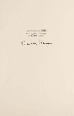 Lot #136 Ronald Reagan Signed Book - Image 2