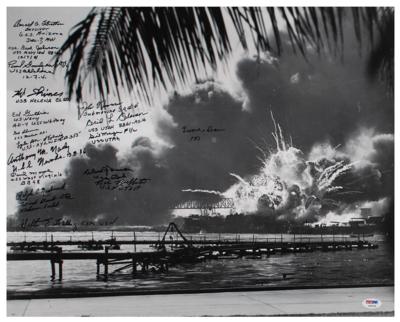 Lot #340 Pearl Harbor Signed Photograph - Image 1