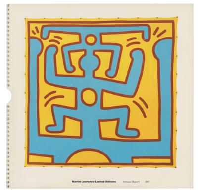 Lot #418 Keith Haring Signed Report - Image 1