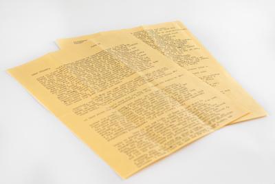 Lot #512 J. D. Salinger: Salinger on his 