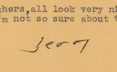 Lot #512 J. D. Salinger: Salinger on his 
