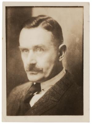 Lot #573 Thomas Mann Signed Photograph - Image 1