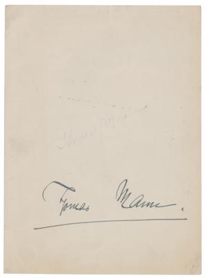 Lot #573 Thomas Mann Signed Photograph - Image 2