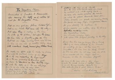 Lot #574 Edwin Markham (3) Signed Items - Image 1