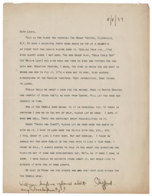 Lot #584 Clifford Odets (3) Signed Letters - Image 1