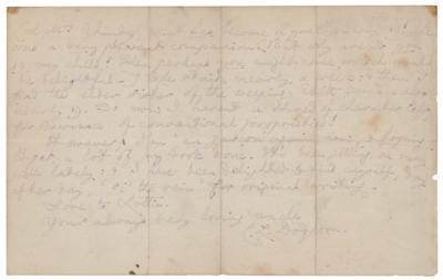 Lot #488 Charles L. Dodgson Autograph Letter Signed - Image 1