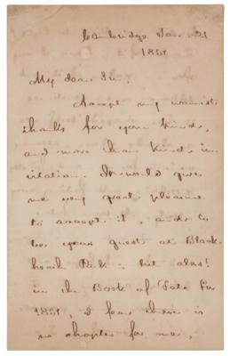 Lot #572 Henry Wadsworth Longfellow: 