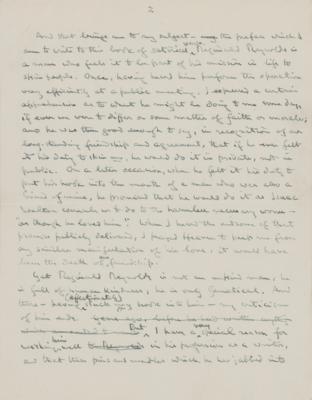 Lot #562 Laurence Housman Autograph Manuscript Signed and Autograph Letter Signed - Image 3