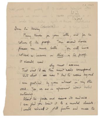 Lot #557 Robert Graves: 