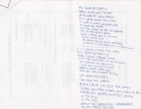 Lot #5338 CJ Ramone's Handwritten Song Lyrics - Image 2