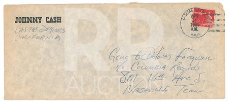 Lot #5185 Johnny Cash Archive of (10) Signed Letters - Image 10