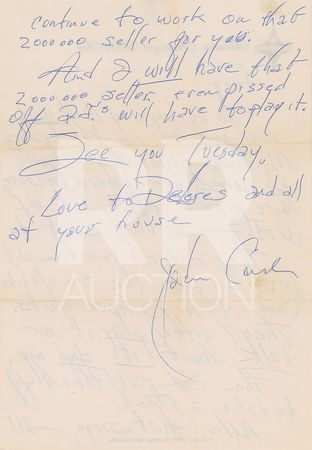 Lot #5185 Johnny Cash Archive of (10) Signed Letters - Image 12