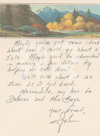 Lot #5185 Johnny Cash Archive of (10) Signed Letters - Image 19