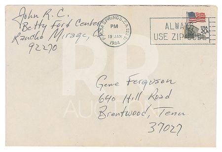 Lot #5185 Johnny Cash Archive of (10) Signed Letters - Image 20