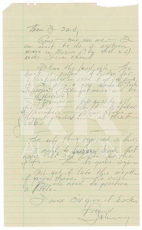 Lot #5185 Johnny Cash Archive of (10) Signed Letters - Image 27