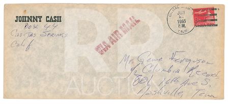 Lot #5185 Johnny Cash Archive of (10) Signed Letters - Image 30
