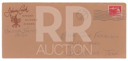 Lot #5185 Johnny Cash Archive of (10) Signed Letters - Image 4