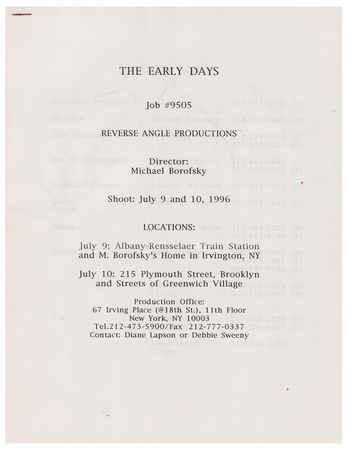 Lot #5072 Bob Dylan: Tony Glover Interview Transcript for 'No Direction Home' - Image 9