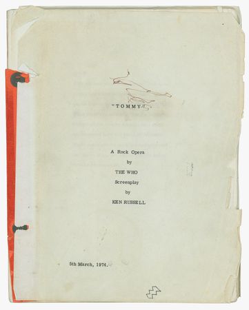 Lot #5117 The Who: Pete Townshend Hand-Annotated Tommy Screenplay - Image 1