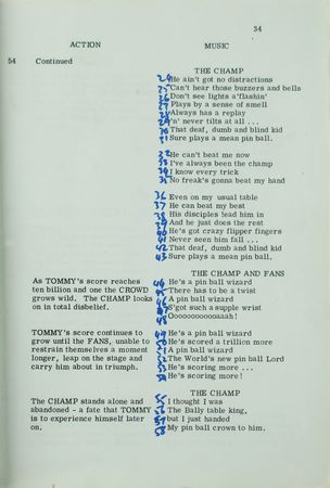Lot #5117 The Who: Pete Townshend Hand-Annotated Tommy Screenplay - Image 6