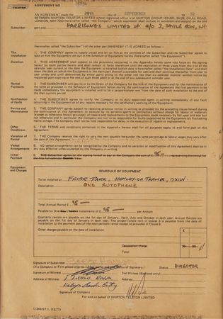 Lot #5036 Beatles: George Harrison Document Signed - Image 1