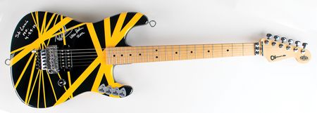 Lot #5251 Eddie Van Halen Stage-used Charvel EVH