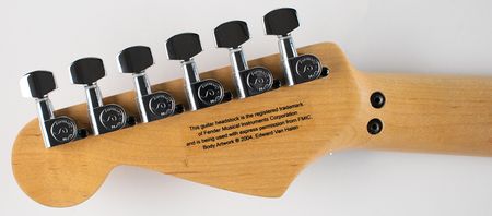 Lot #5251 Eddie Van Halen Stage-used Charvel EVH Art Series Electric Guitar: St. Louis, April 29, 2012 - Image 9