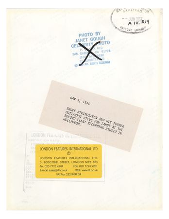 Lot #5314 Bruce Springsteen (2) Original Photographs - Image 4