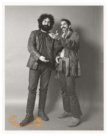 Lot #5139 Grateful Dead: Garcia and Hart Original Photograph - Image 1