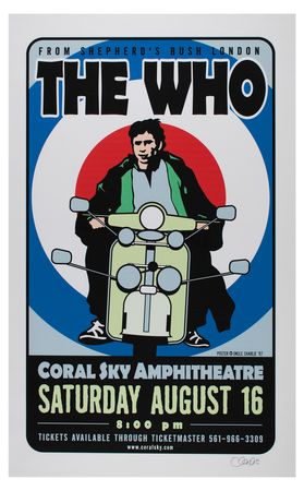 Lot #5126 The Who Poster by Uncle Charlie Hardwick