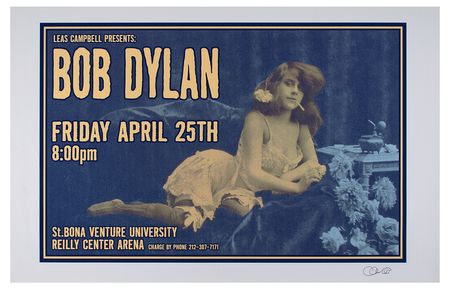 Lot #5076 Bob Dylan Poster by Uncle Charlie
