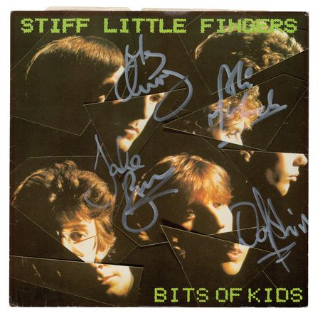 Lot #5367 Stiff Little Fingers (2) Signed Albums - Image 1