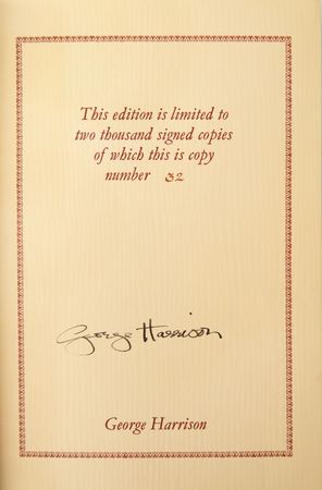 Lot #5033 Beatles: George Harrison - Image 2