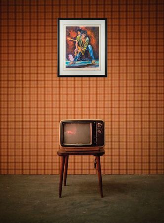 Lot #5101 Rolling Stones: Ronnie Wood Signed Print - Image 4